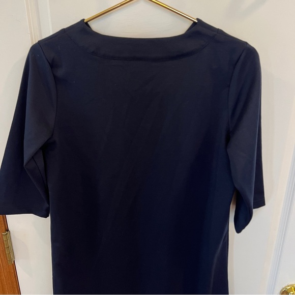 Vfish NWT Large Navy 3/4 Sleeve Scoop Neck Dress - Picture 9 of 10